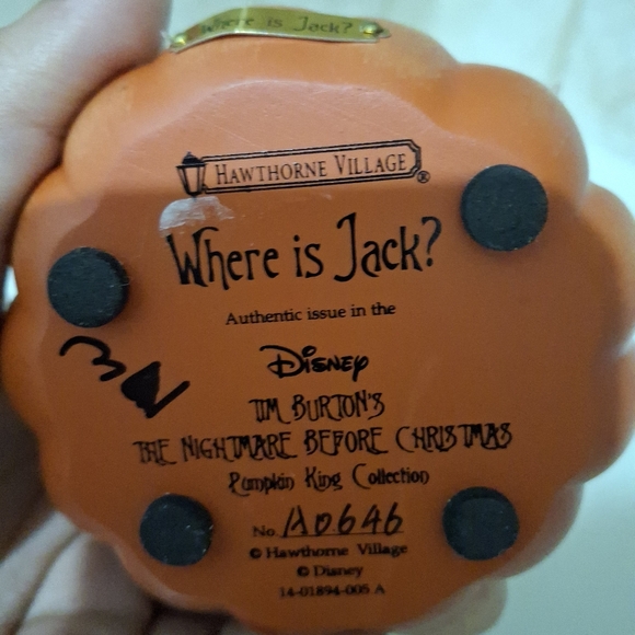 Hawthorne Village The Mayor Nightmare Before Christmas  Where Is Jack? Figurine - Picture 6 of 7